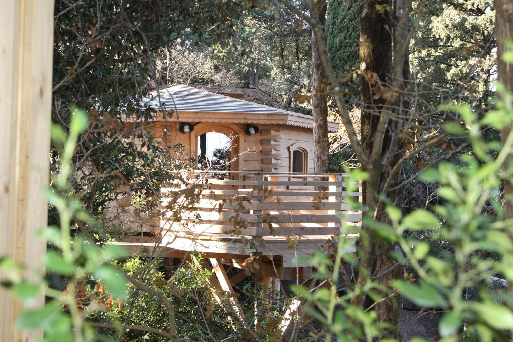 Les Cabanes Dans Les Bois Logis Hotel Villedubert Zewnętrze zdjęcie