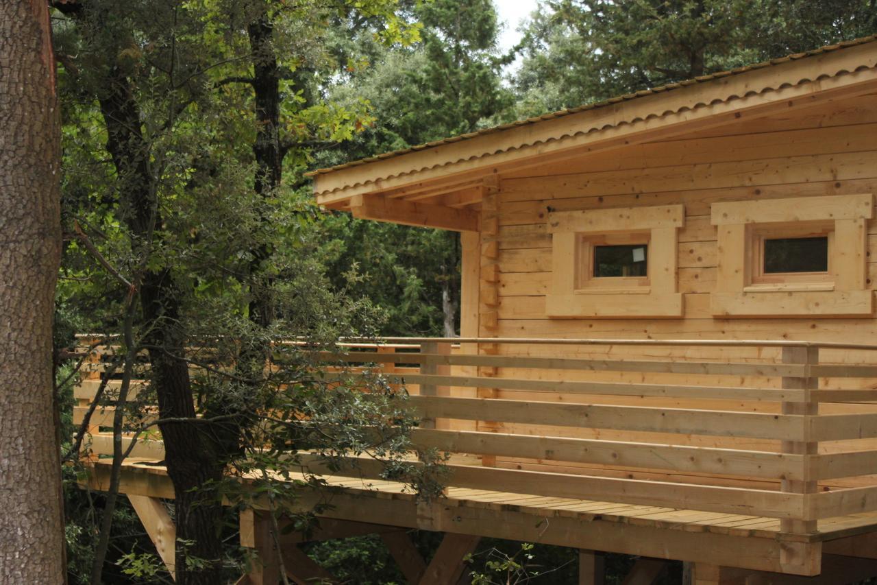 Les Cabanes Dans Les Bois Logis Hotel Villedubert Zewnętrze zdjęcie