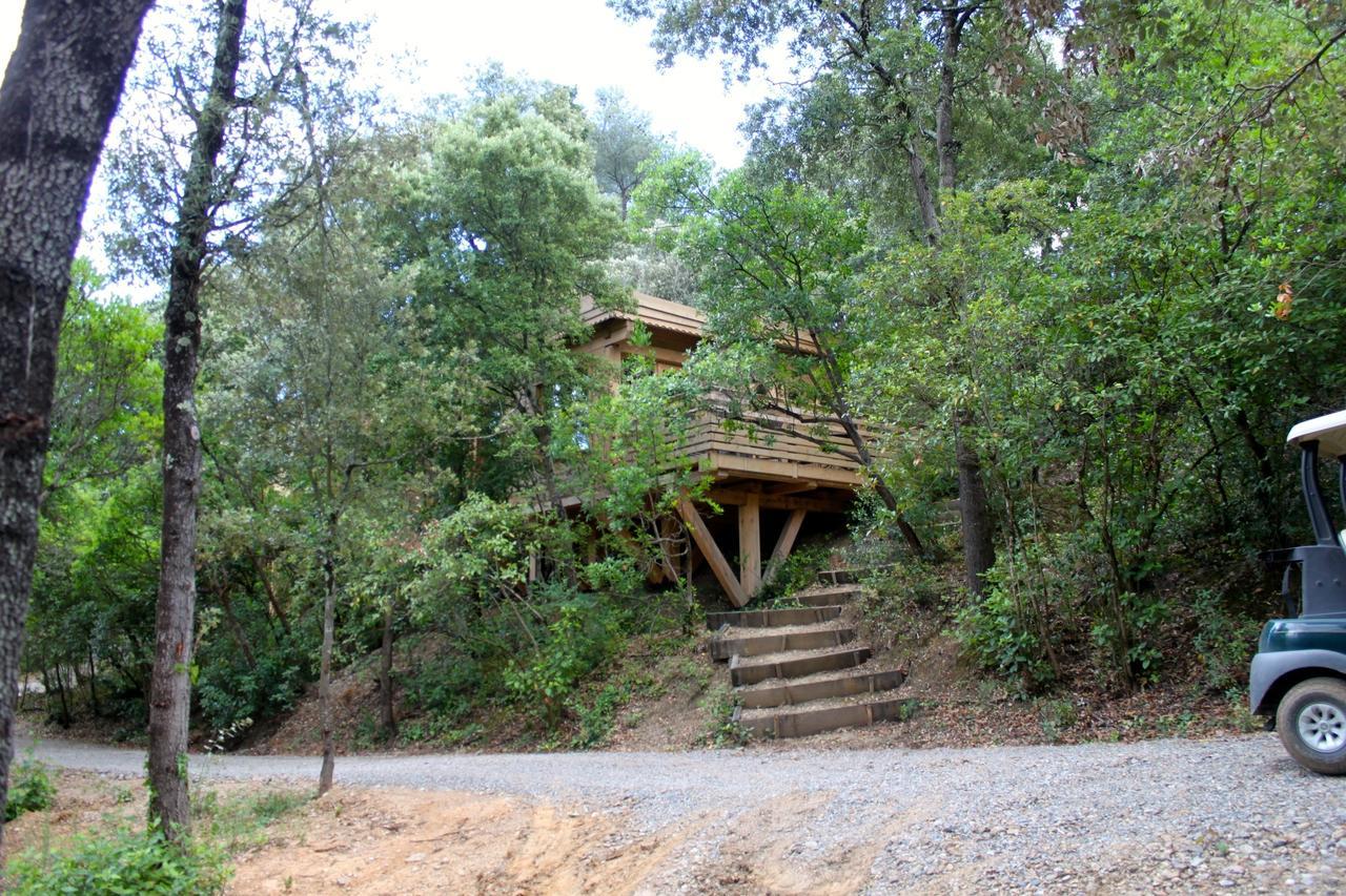 Les Cabanes Dans Les Bois Logis Hotel Villedubert Zewnętrze zdjęcie