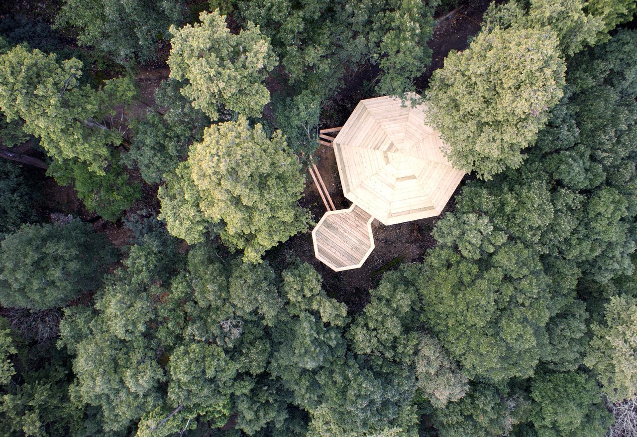 Les Cabanes Dans Les Bois Logis Hotel Villedubert Zewnętrze zdjęcie