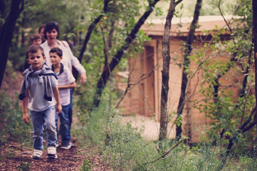 Les Cabanes Dans Les Bois Logis Hotel Villedubert Zewnętrze zdjęcie